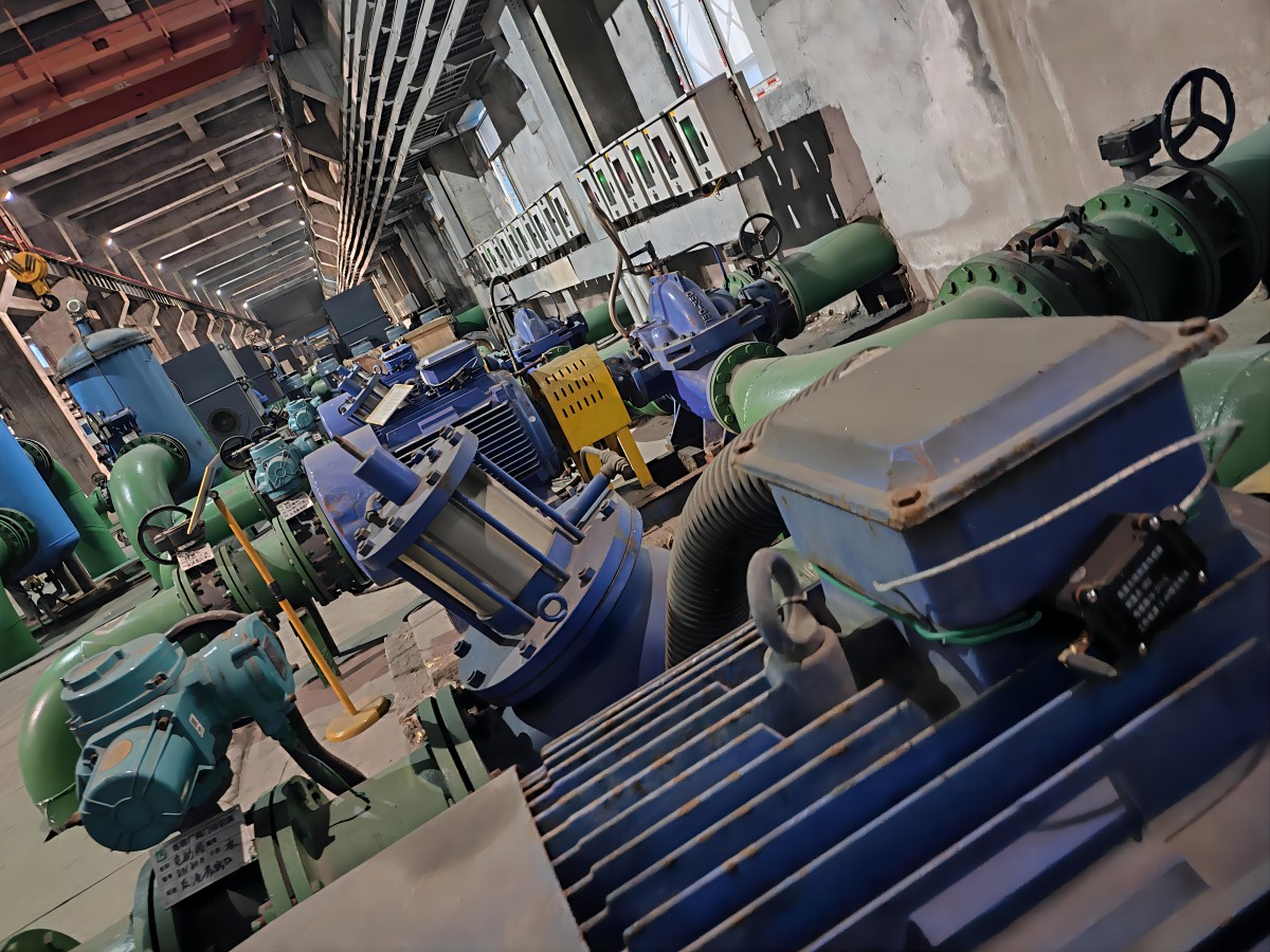 廣西某煉鋼廠水泵電機(jī)無(wú)線測(cè)溫