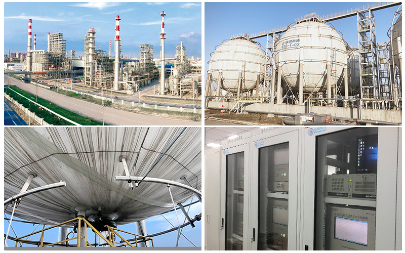 中海油（泰州）LNG球型罐區(qū)安全監(jiān)測(cè)系統(tǒng)